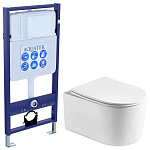 SET AQUATEK МИЯ Т (рама AQUATEK Standard INS-0000012(без клавиши и крепежа)+унитаз МИЯ AQ2004T-00 с тонким сиденьем soft-close 250_100_Array
